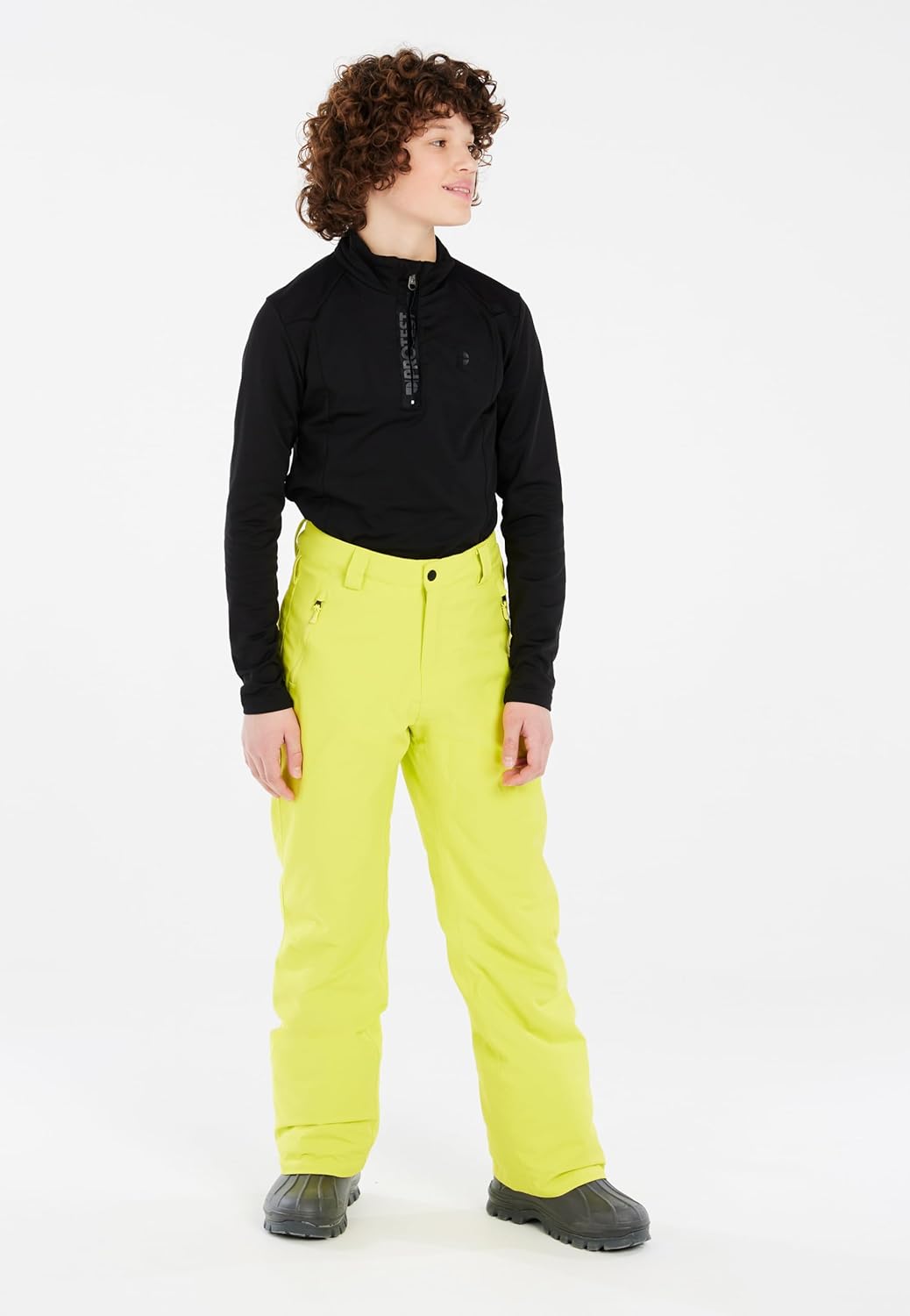 Protest Unisex-Kinder Ski- Und Snowboardhose PRTSTERIO JR 128 Limone, 128 Limone