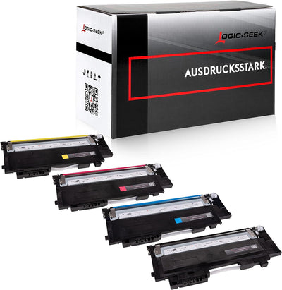 Logic-Seek 4X Toner kompatibel für CLT-P404C CLT-K404S CLT-C404S CLT-M404S CLT-Y404S Multipack für S