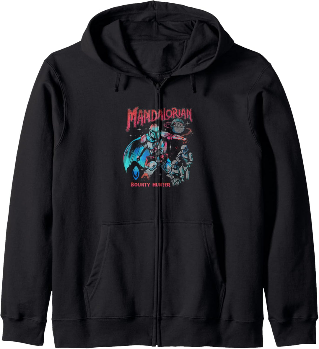Star Wars The Mandalorian Neon Mandalorian Kapuzenjacke