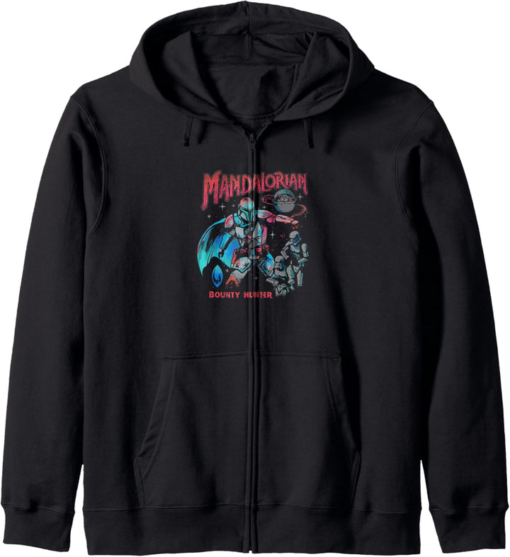 Star Wars The Mandalorian Neon Mandalorian Kapuzenjacke