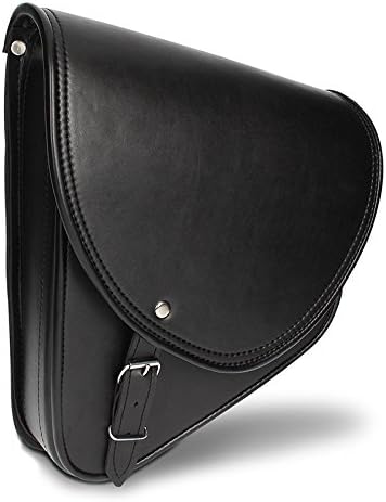 BS-Motoparts Satteltasche für Kawasaki Vulcan S Indiana Schwarz Links