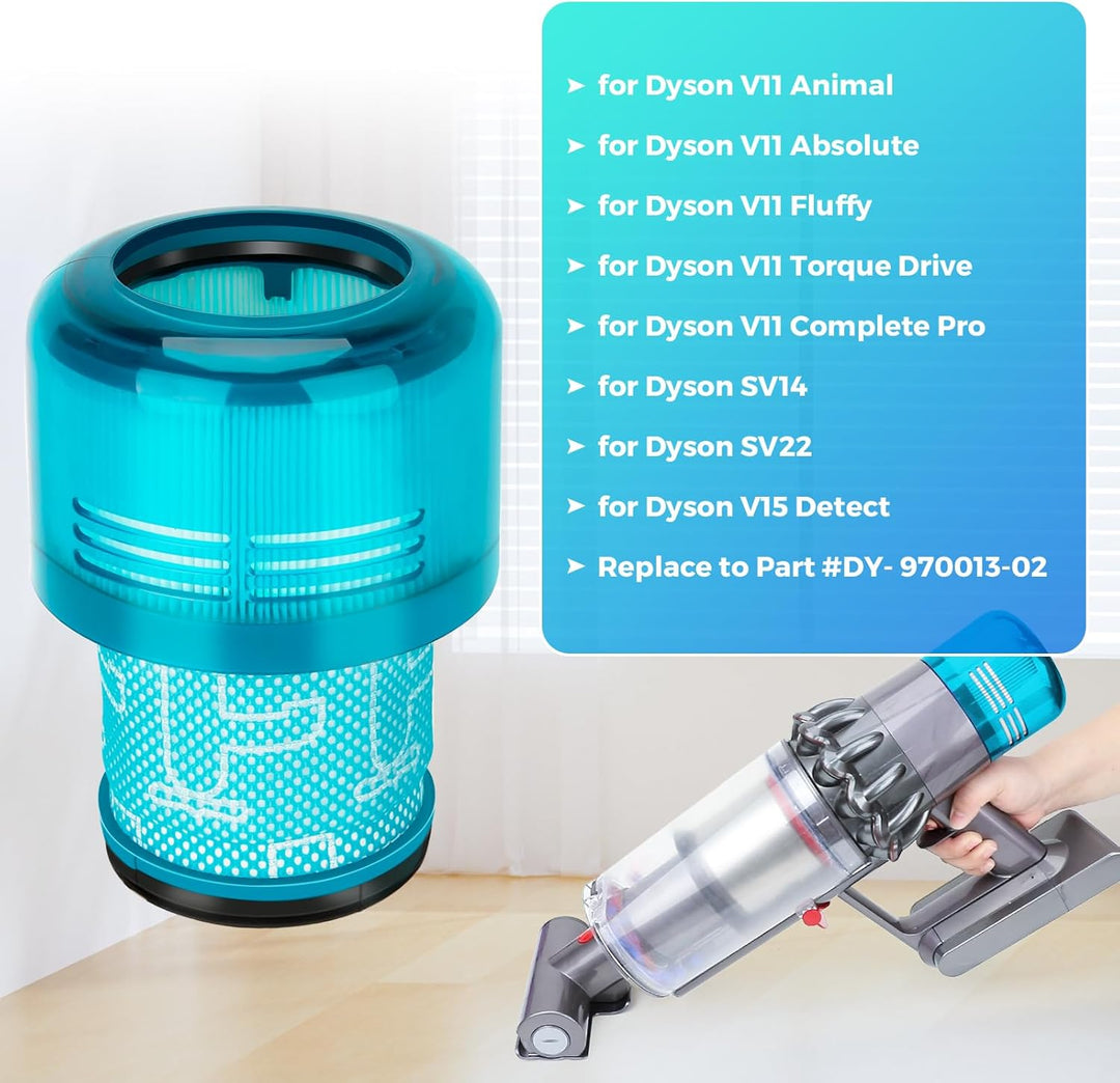 Smyidel Filter für Dyson V11 V15, 3 Pack Vakuumfilter Ersatz für Dyson V11 V15 SV14 SV17 SV22 Detect
