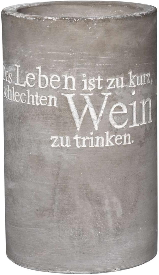 Räder Vino Beton Weinkühler Das Leben ist zu kurz
