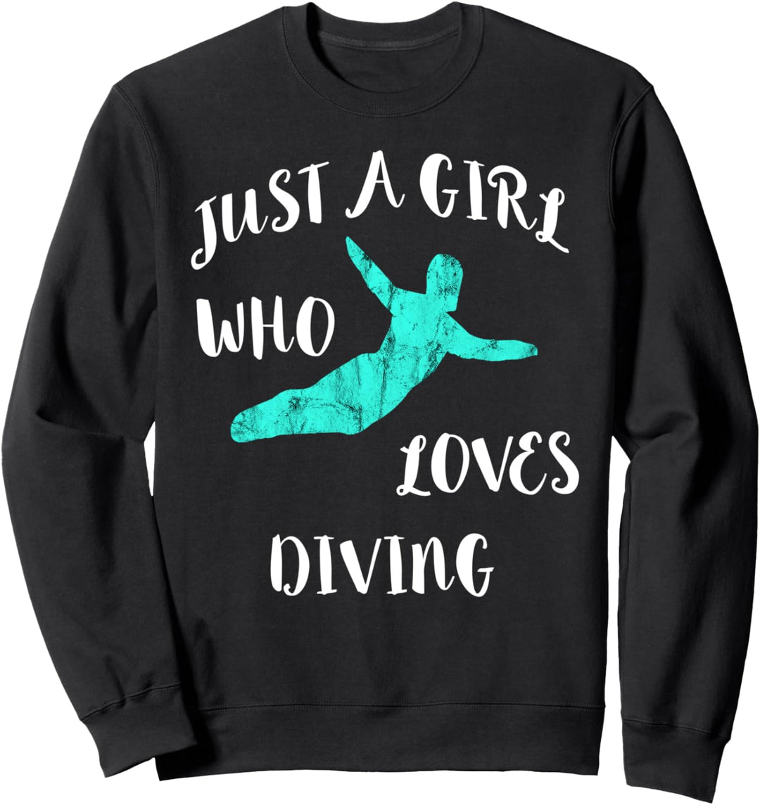 Turmspringer Springbrett Turmspringen Synchronspringer Mädel Sweatshirt