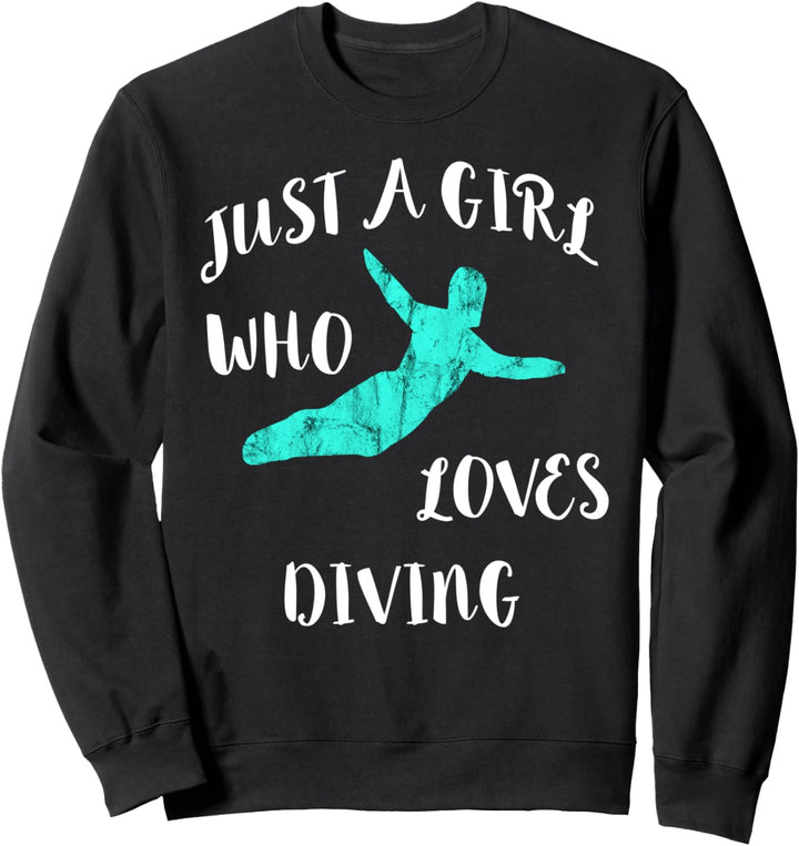 Turmspringer Springbrett Turmspringen Synchronspringer Mädel Sweatshirt
