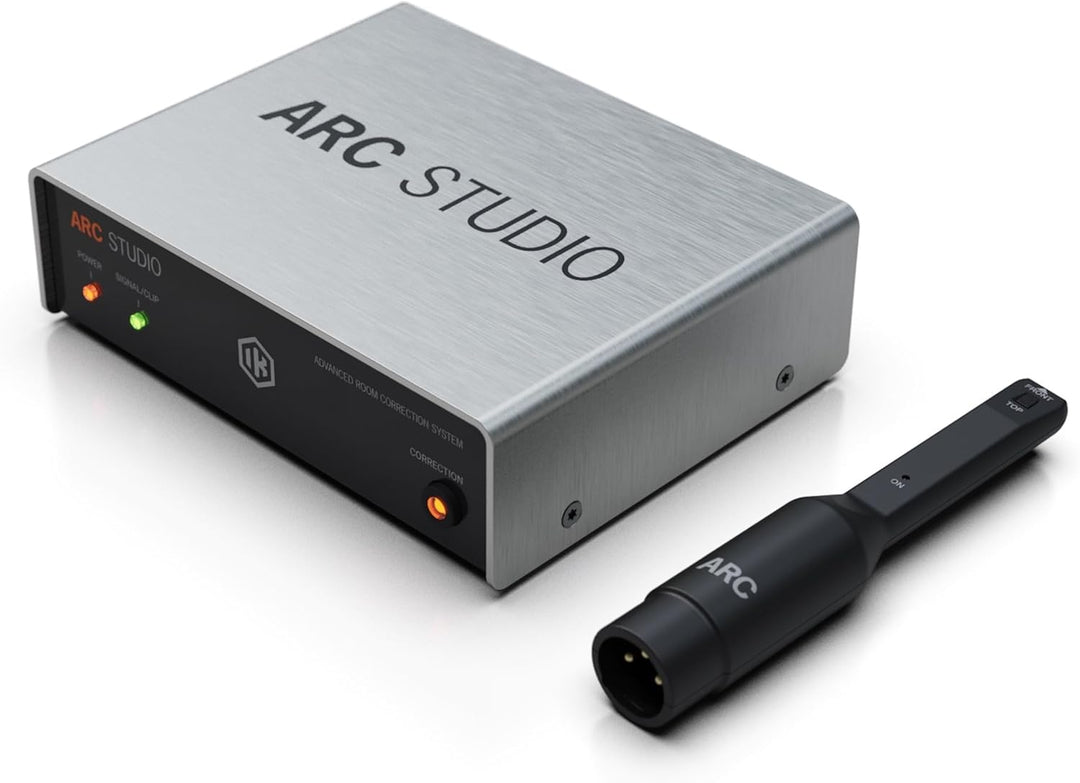 IK Multimedia ARC Studio. Standalone advanced room correction system. Includes hardware processor un