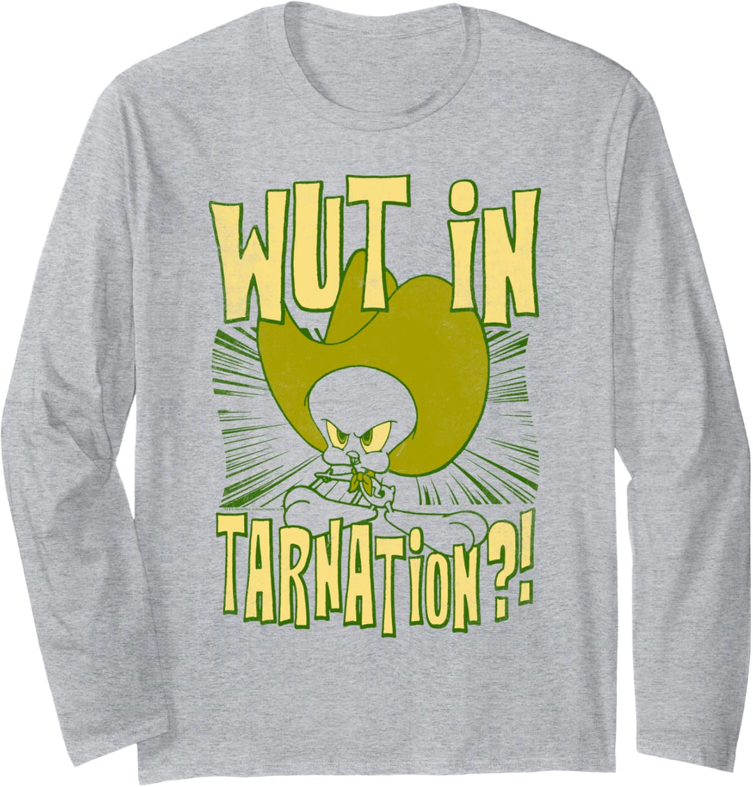 Looney Tunes Tweety Wut in Tarnation Langarmshirt