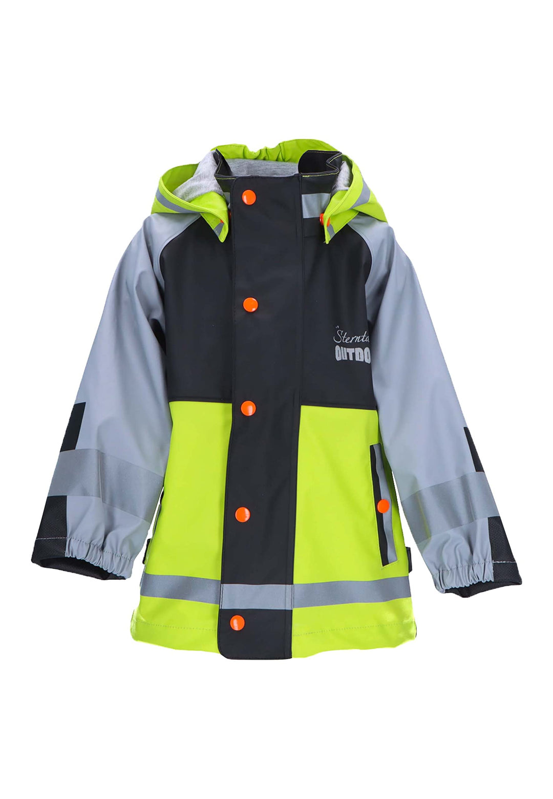 Sterntaler Unisex Kinder Blockfarben Funktions-Regenjacke 86 Hellgrün, 86 Hellgrün