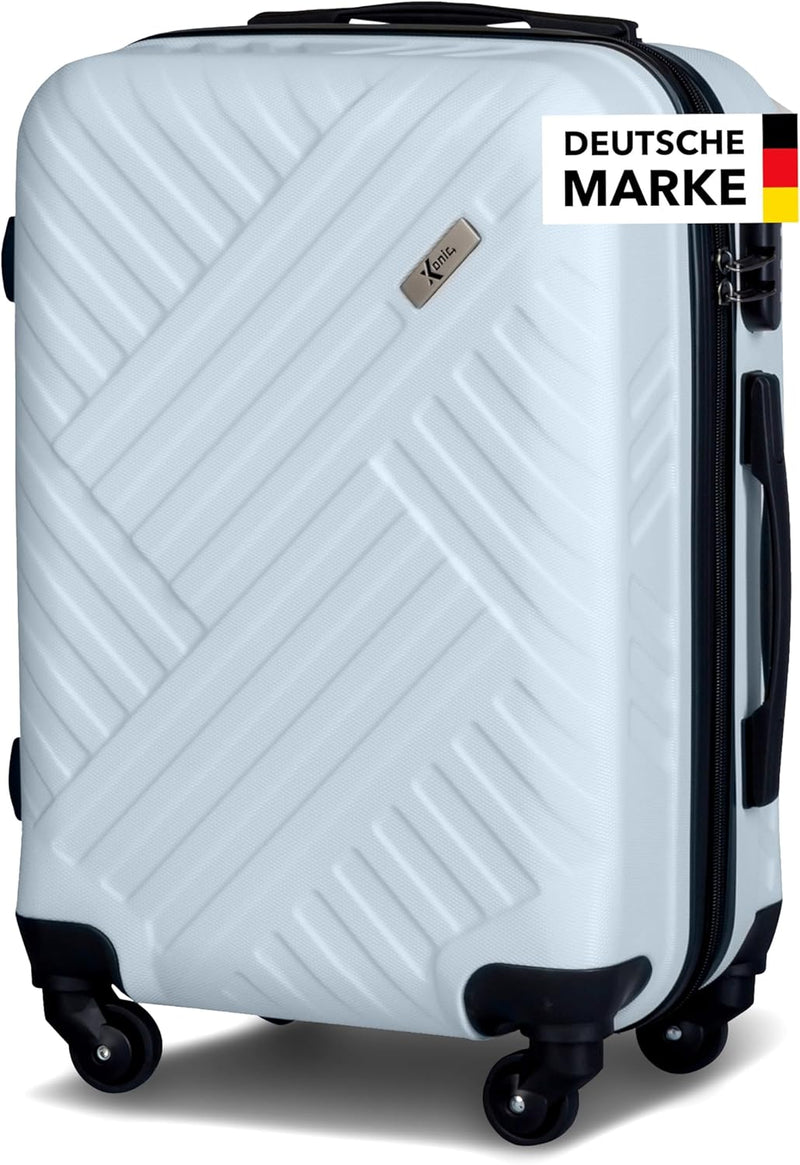 Xonic Design Boardcase Reisekoffer - Hartschalen-Koffer mit 360° Leichtlauf-Rollen - hochwertiger Ka