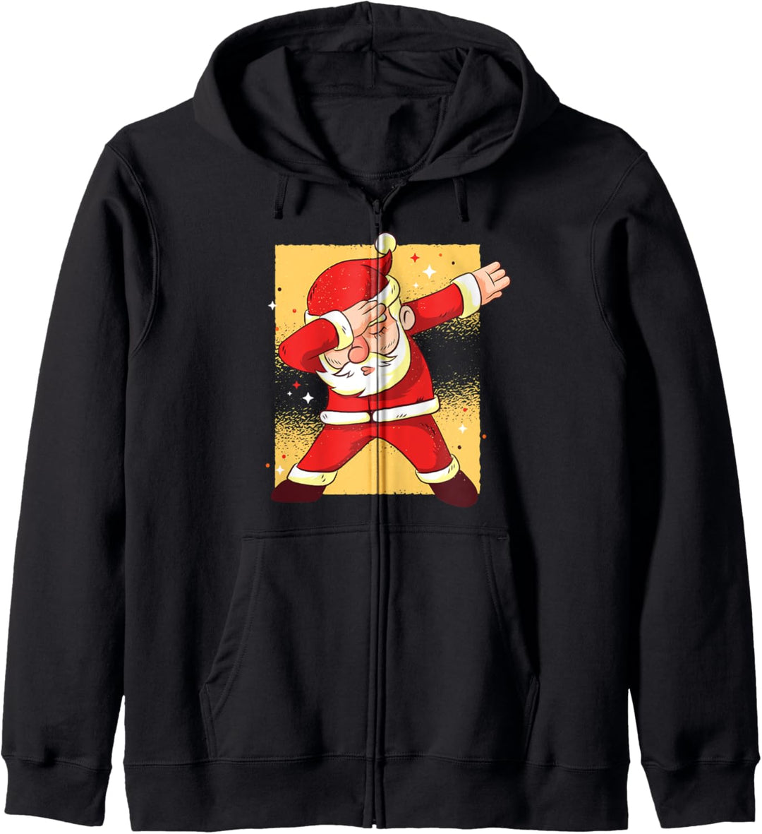 Lustiges Dabbing Santa Weihnachtsmann Geschenk Weihnachten Kapuzenjacke