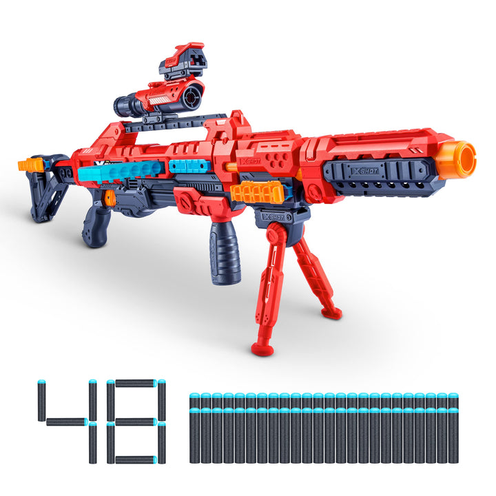 X-Shot Excel Regenerator Schaumstoffdart-Blaster, 1000+ Kombinationen (48 Darts), X-shot Excel