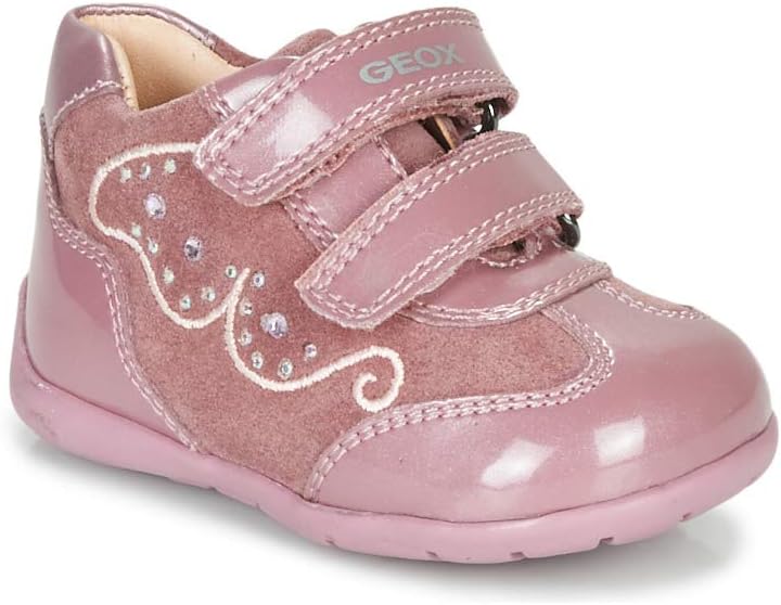 Geox Baby-Mädchen B Kaytan A First Steps 24 EU Pink Dk Pink C8006, 24 EU Pink Dk Pink C8006