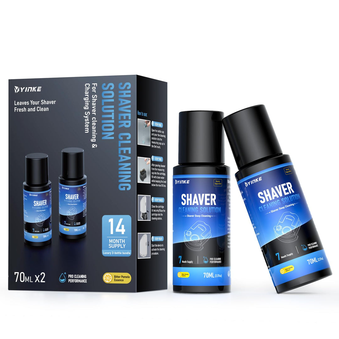 Rasierer Reinigungsnachfüllung 14-monatiger Vorrat für Braun Clean & Renew Nachfüllkartusche CCR, Au