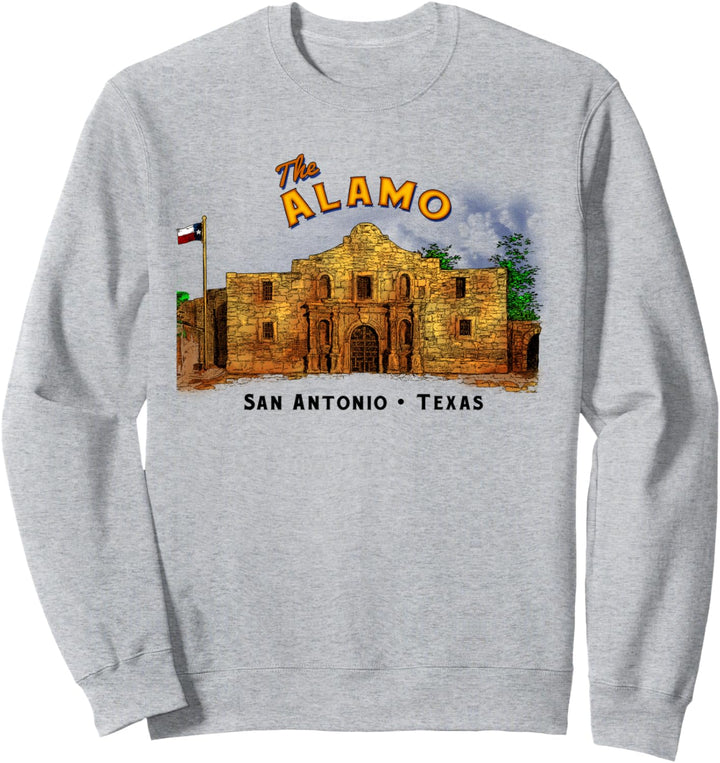 Vintage erinnern Alamo Souvenir Geschichte San Antonio Texas Sweatshirt