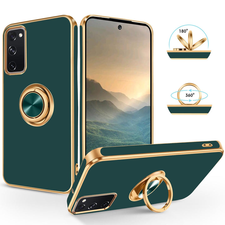Samsung Galaxy S20 FE Hülle, Galaxy S20 FE Handyhülle Slim weiche TPU Silikon Case Cover mit 360 Gra