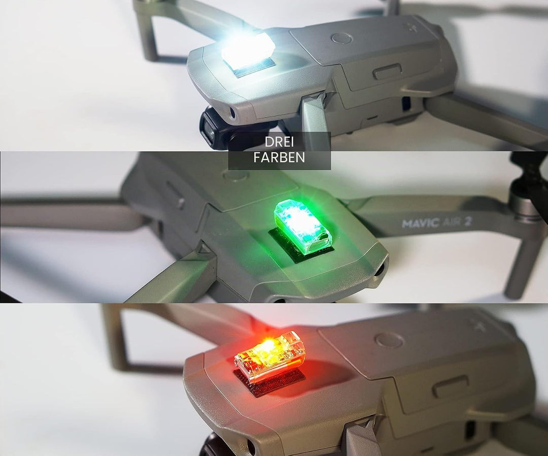 Vifly Drohne Strobe Light, Anti-Kollisionslicht für Nachtflüge nach FAA-Verordnung, geeignet für DJI