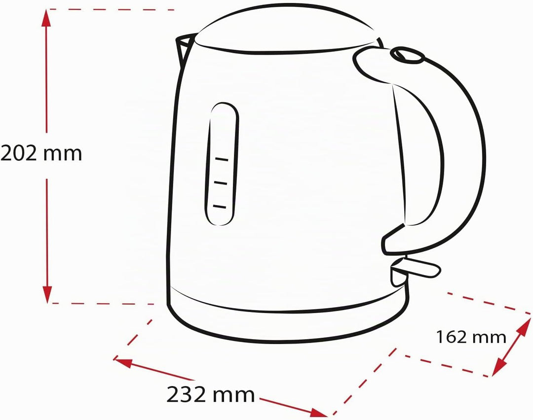 Wasserkocher - MELITTA - Prime Aqua mini Top, Edelstahl, 1,0 L, 2200 W, externe Wasserstandsanzeige,