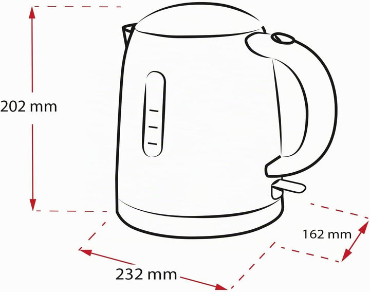 Wasserkocher - MELITTA - Prime Aqua mini Top, Edelstahl, 1,0 L, 2200 W, externe Wasserstandsanzeige,