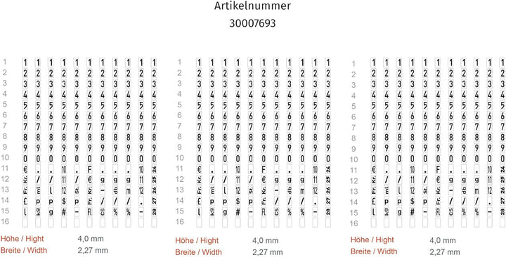 Meto Original Classic XL Preisauszeichner Set – Preis, MHD, Datum, Artikelnummer (3-zeilig, 33-stell