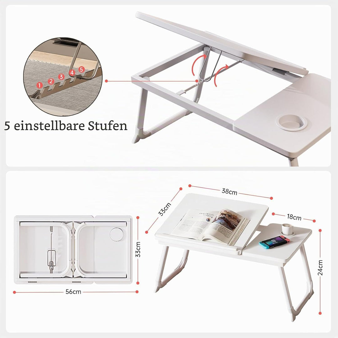 Laptoptisch Bett Klappbar Laptop Betttisch Notebooktisch Bed Table Esstablett Bed Tray FrüHstüCk im