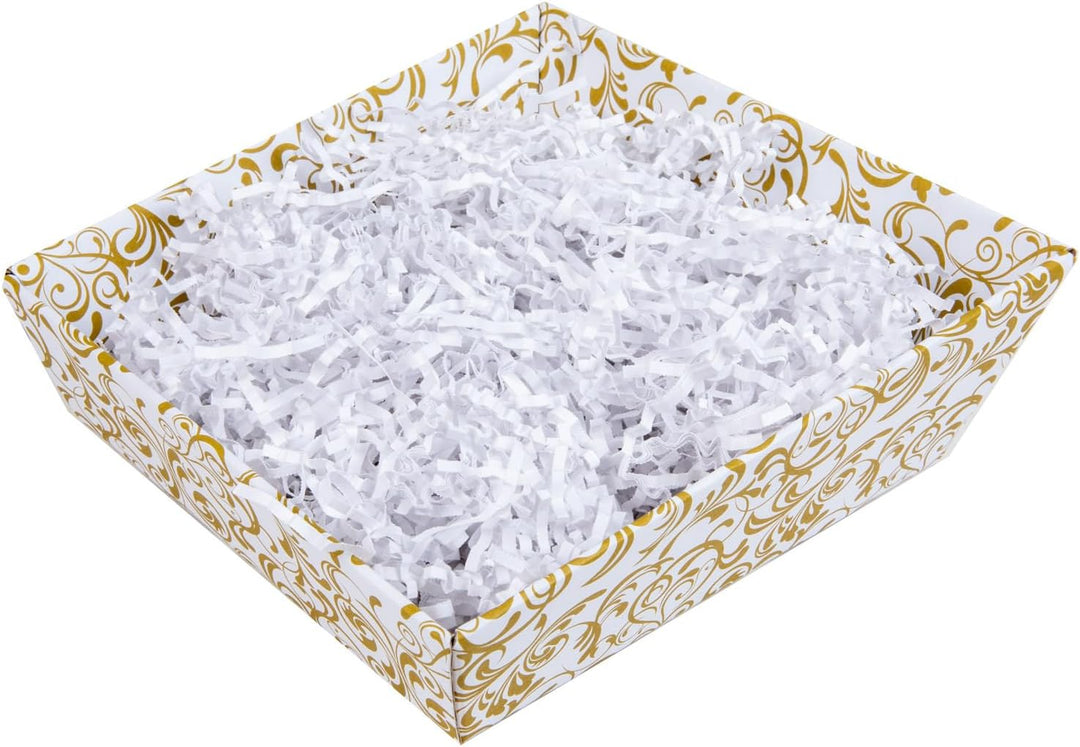 5 KG PresentFill® umweltfreundliches Füllmaterial Weiss aus 100% Recycling Papier für Geschenkkorb G