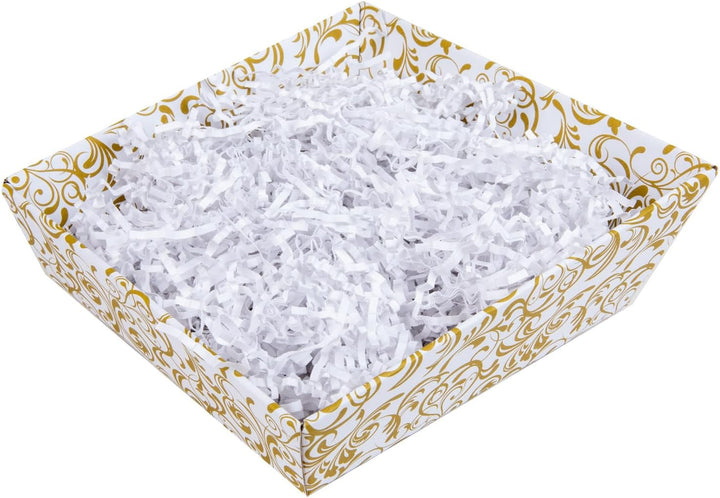 5 KG PresentFill® umweltfreundliches Füllmaterial Weiss aus 100% Recycling Papier für Geschenkkorb G