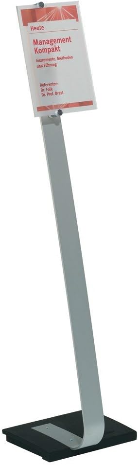 Durable Präsentationsständer Crystal Sign Stand A4, für Hoch- und Querformat, 481823, A4