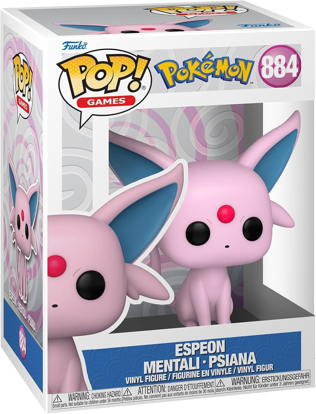Funko POP! Games: Pokemon - Espeon - Psiana - Vinyl-Sammelfigur - Geschenkidee - Offizielle Handelsw
