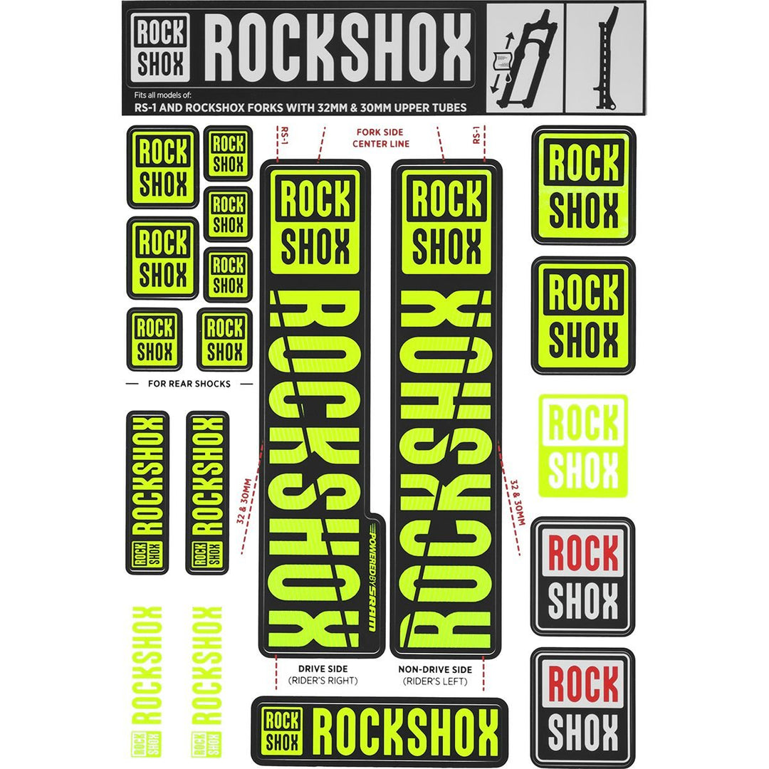 RockShox Unisex – Erwachsene Felgenbänder-03054897 Felgenbänder, Gelb, 30