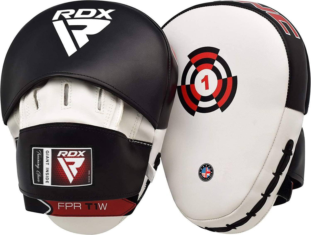 RDX Handpratzen Kampfsport Boxen MMA Training, Maya Hide Leder, Boxpads Schlagpolster Kickboxen Boxp