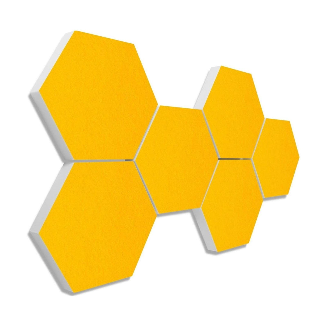 platino24 Schallabsorber COLORE aus Basotec G+ I Akustikpaneele mit Akustikfilz I Wand-Paneele mit 6