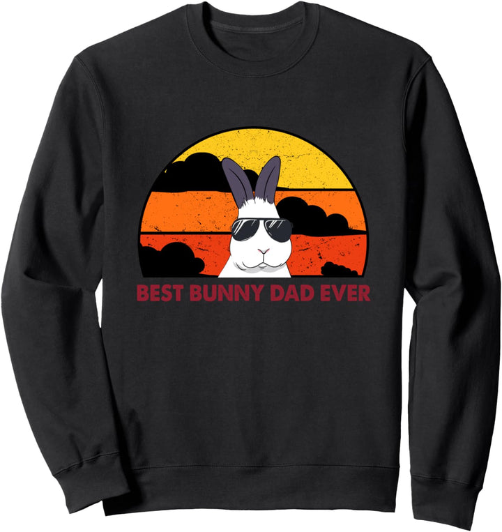 Best Bunny Dad Ever Hasen Pulli Kaninchen Papa Hasenpapa Sweatshirt