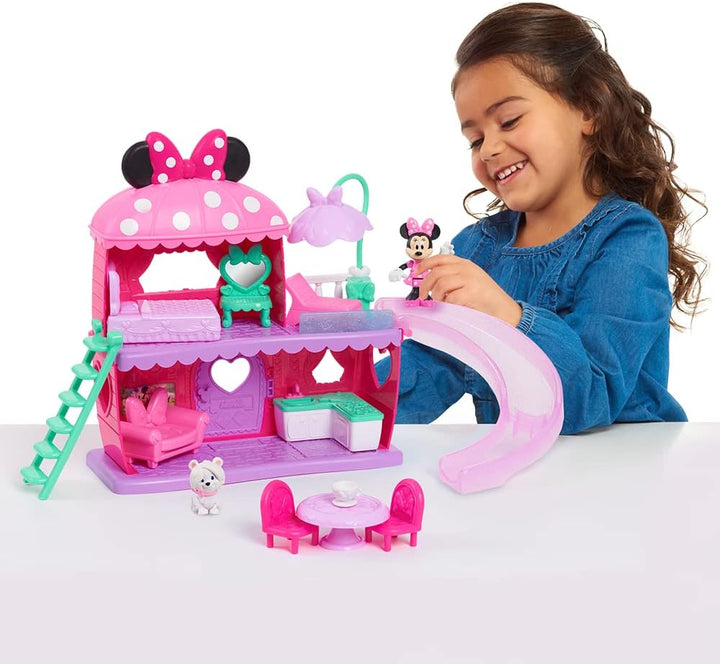 MICKEY&MINNIE, La Maison de Minnie, 13 Teile, Figuren und Zubehör, Spielzeug für Kinder ab 3 Jahren,