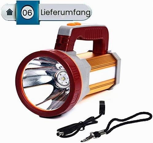 AF-WAN LED LED Suchscheinwerfer Wiederaufladbare Handheld Scheinwerfer Hochleistungs Super Bright 90