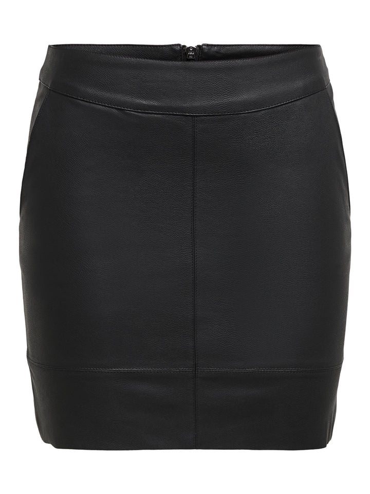 ONLY Damen Onljulie Fauxsuede Bonded Skirt OTW Noos Rock 36 Schwarz, 36 Schwarz