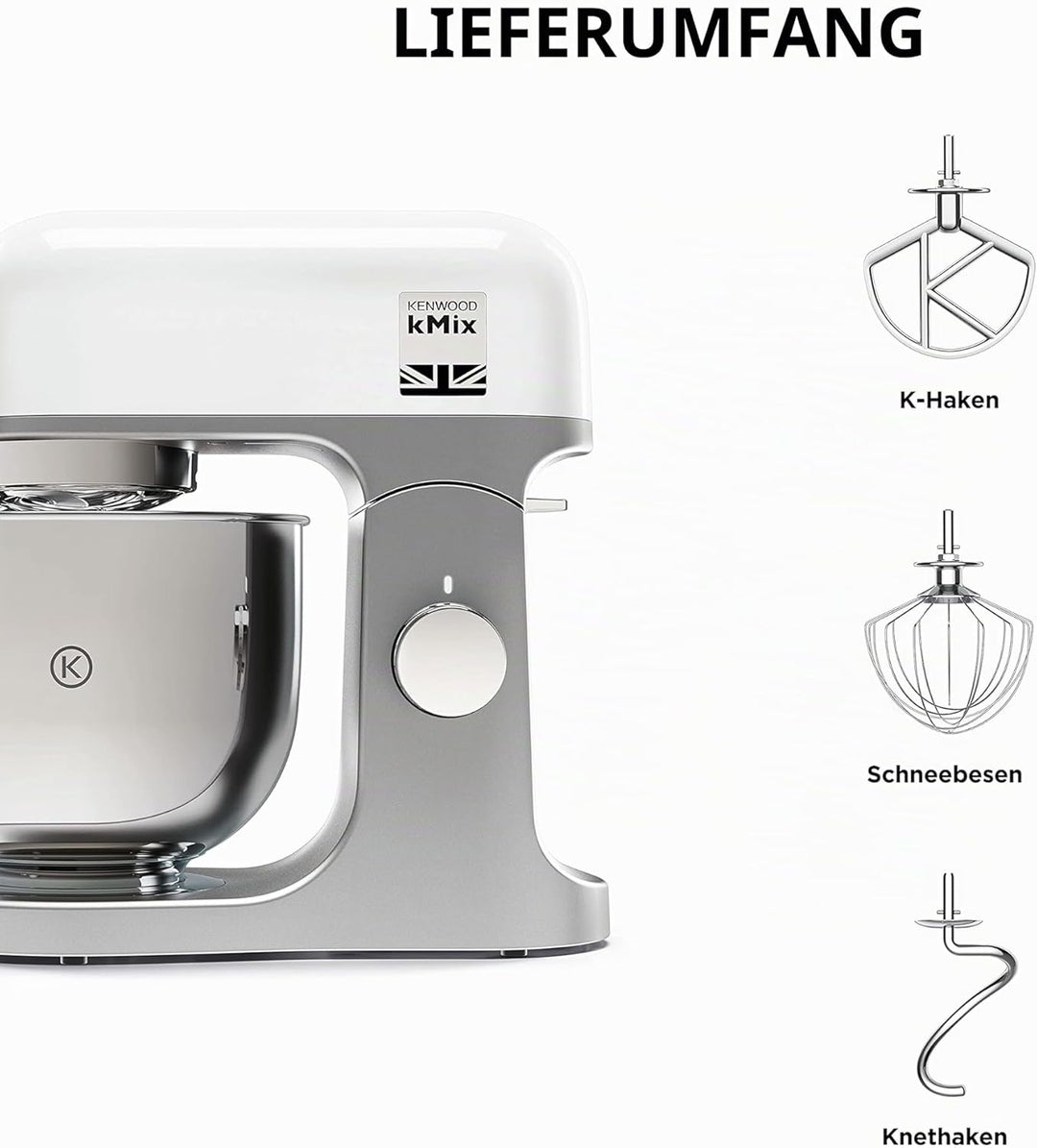 KENWOOD KMX750WH Weiss, Weiss