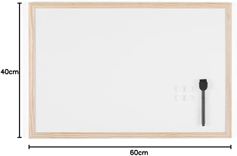 Bi-Office Budget Whiteboard mit Holzrahmen, magnetisch, 5 Grössen wählbar, 60 x 40 cm 60B x 40H cm S