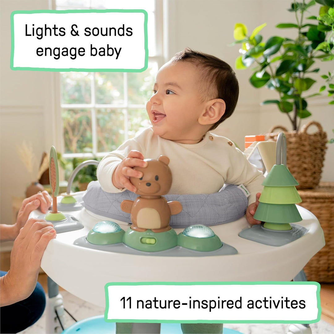 Ingenuity, Spring & Sprout, Aktivitätscenter 2-in-1, First Forest, Spielcentrum und Spieltisch mit S