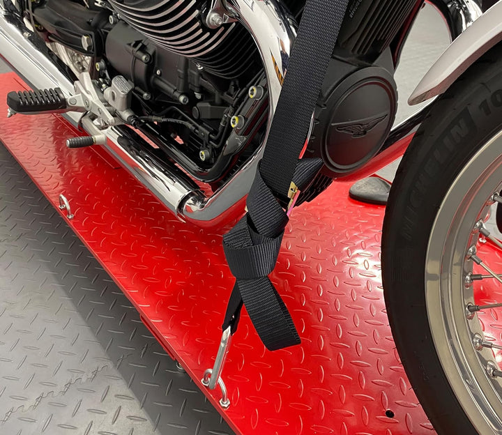 Motorrad spanngurte - extra stark - hochwertig Transportgeschirr - Paar
