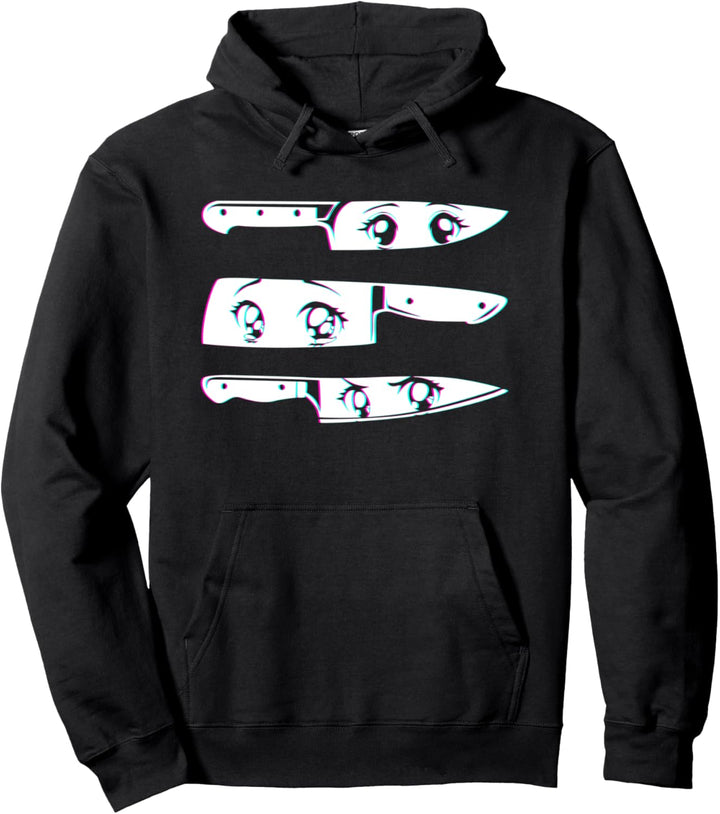 Anime - Augen schauen dich an - Mangamesser Pullover Hoodie