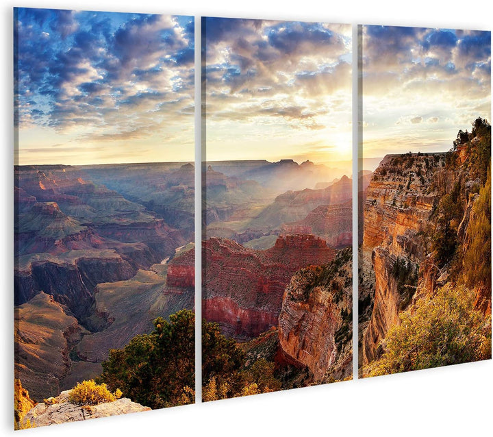 islandburner Bild auf Leinwand Grand Canyon Sonnenaufgang Arizona Usa Bilder Wandbilder Poster 130x8