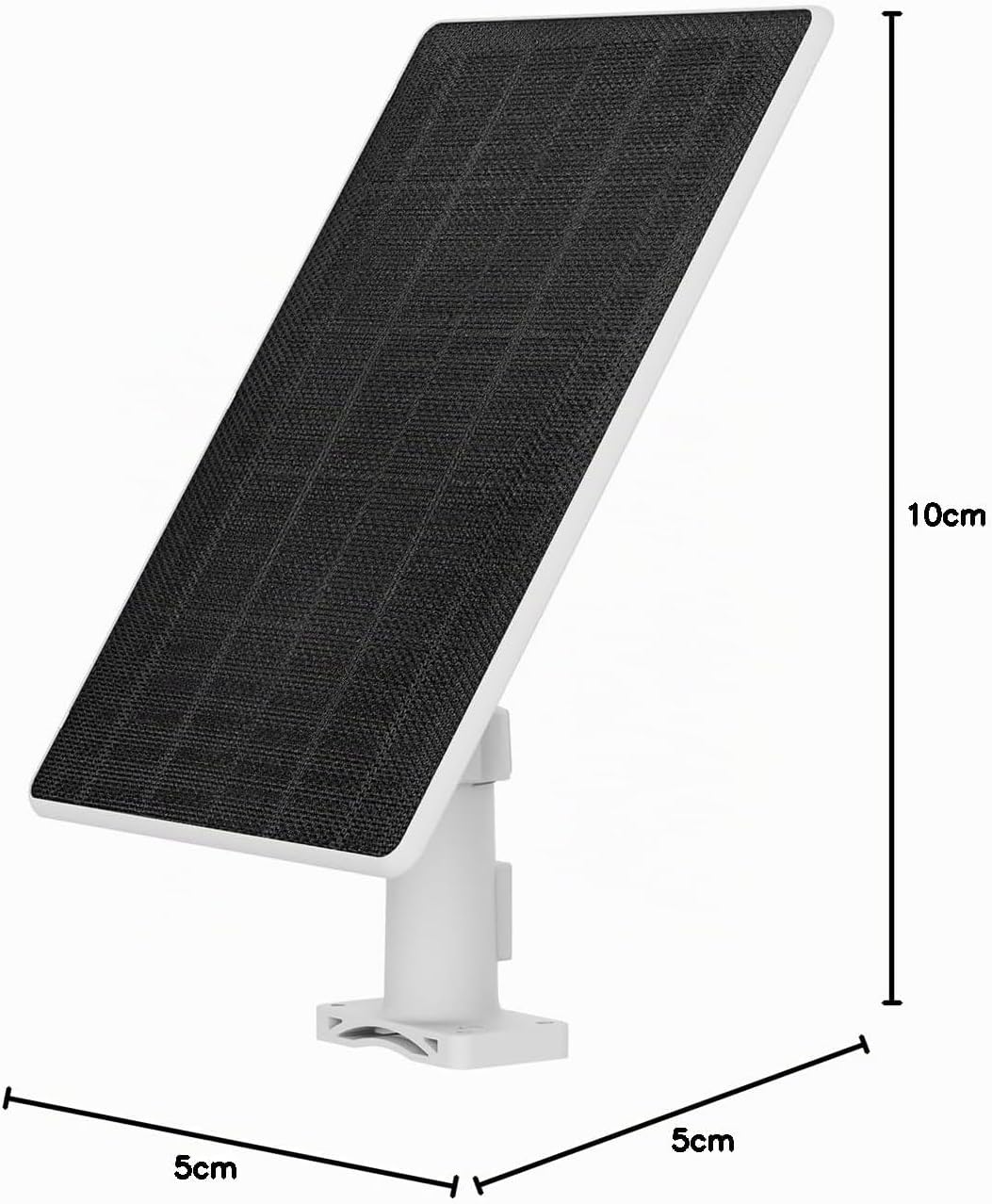 EZVIZ 8W Solarpanel mit Typ-C-Anschluss, Stromversorgung für Überwachungskamera Akku Solar, Wasserdi