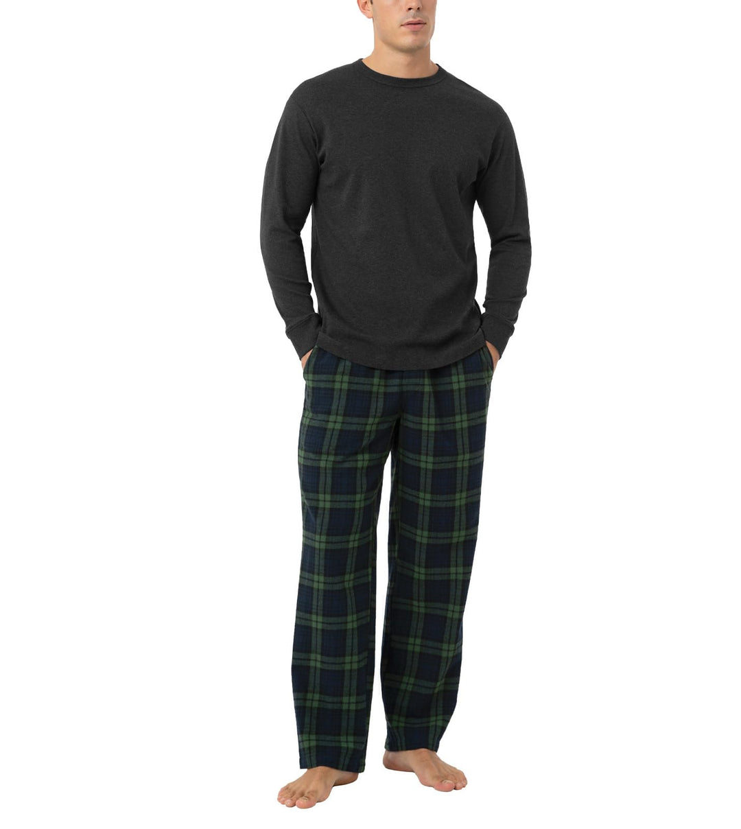 LAPASA Herren Pyjama-Set Schlafanzugset (Extra Warm Flecce Set M129, Wärmer Flanell Set M95, Warm Fl
