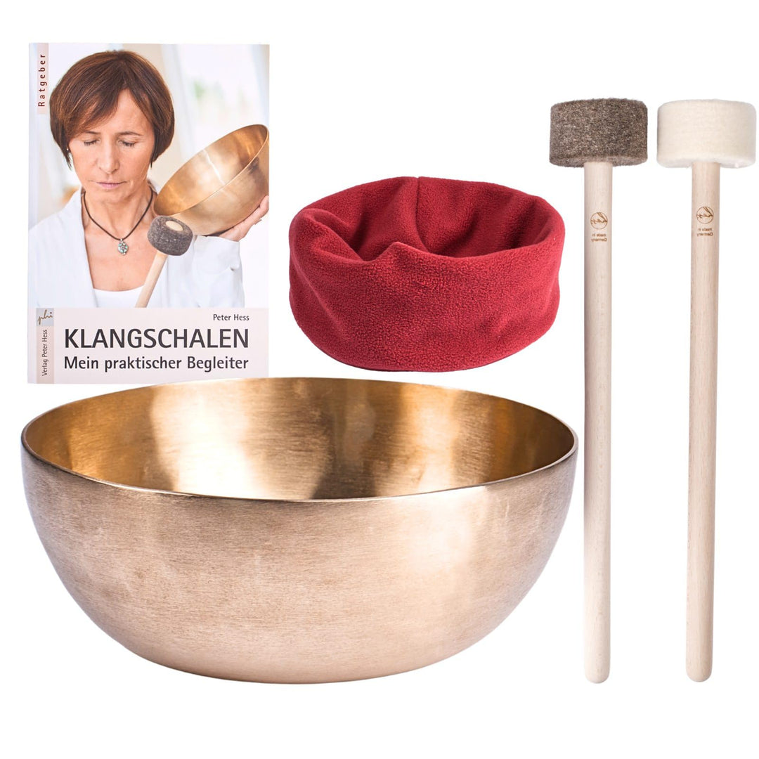 Peter Hess Klangschalen Set - Therapieklansgchalen Einsteiger Set bestehend aus Premium Universalsch