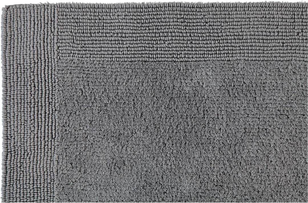 RHOMTUFT Prestige Badvorleger, 100% Baumwolle, 85 Kiesel, 60 x 60 cm, WC-Vorleger ohne Passform 60 x