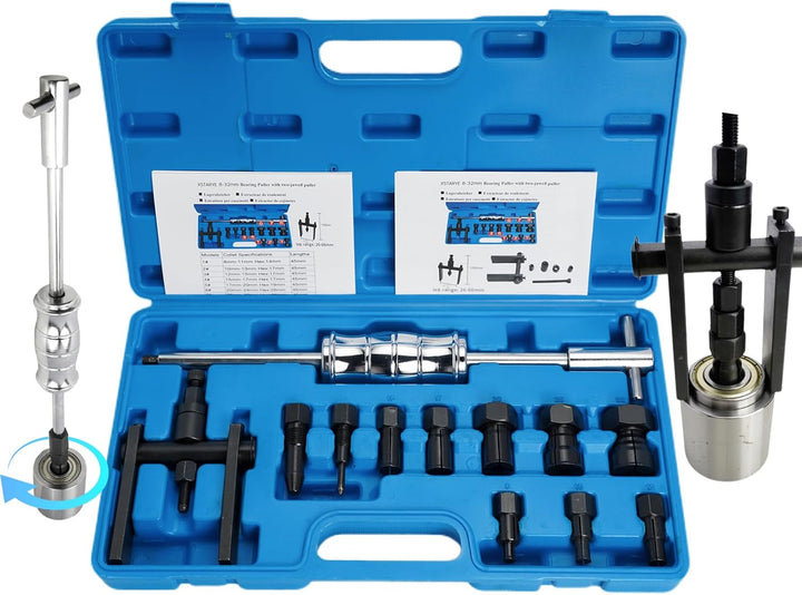 Upgrade Fahrrad Innenlager Abzieher mit Gleithammer & Zweiarmigem Abzieher Sackloch Innen Lagerabzie