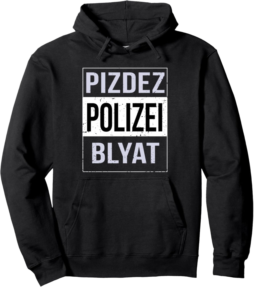 Polizist Geschenk-Idee Beruf Cyka Blyat Russia Pullover Hoodie