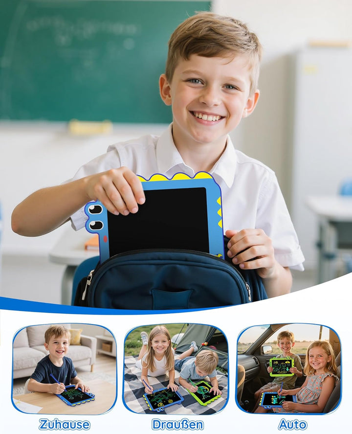 ORSEN LCD Schreibtafel Spielzeug ab 3 4 5 6 7 8 Jahre alt Junge Mädchen, 12 Zoll Bildschirm Zeichenb