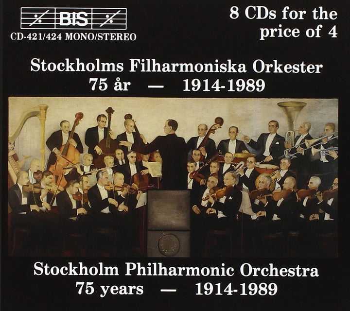 Stockholm Philharmonic Orchestra: 75 years - 1914-1989, Audio-CD
