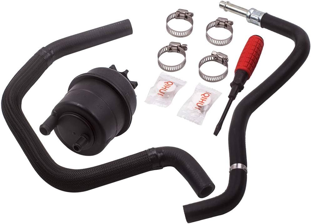 maXpeedingrods Power Steering Bottle Reservoir para E46/E60/E87/E90/E92 M10 M20
